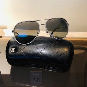 Chanel aviator sunglasses